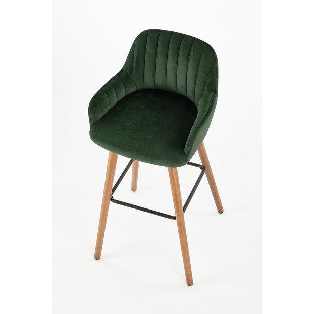 H93 bar stool, color: dark green 8
