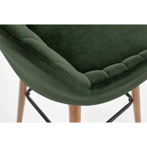H93 bar stool, color: dark green 15