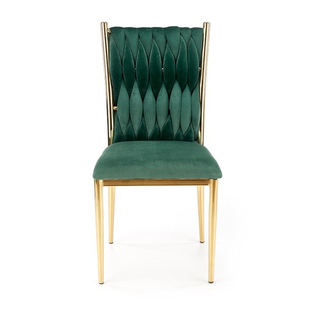 K436 chair color: dark green / gold 8