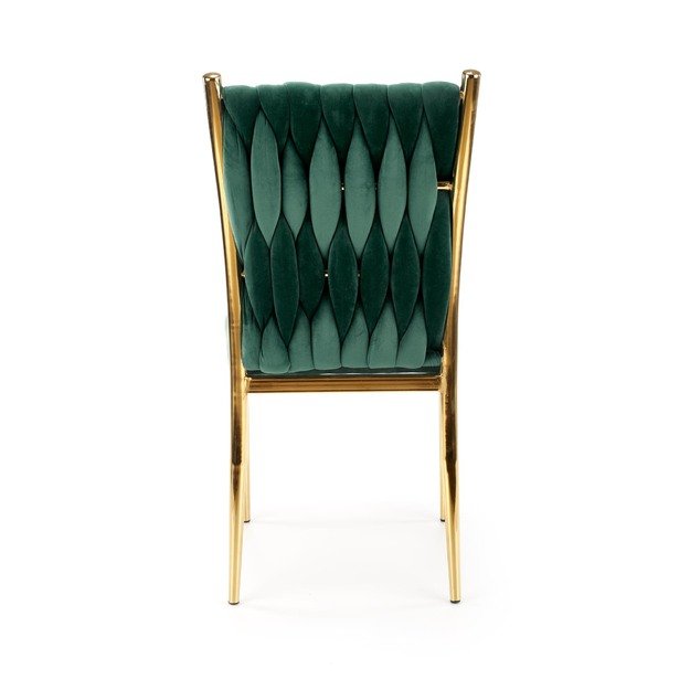 K436 chair color: dark green / gold 10