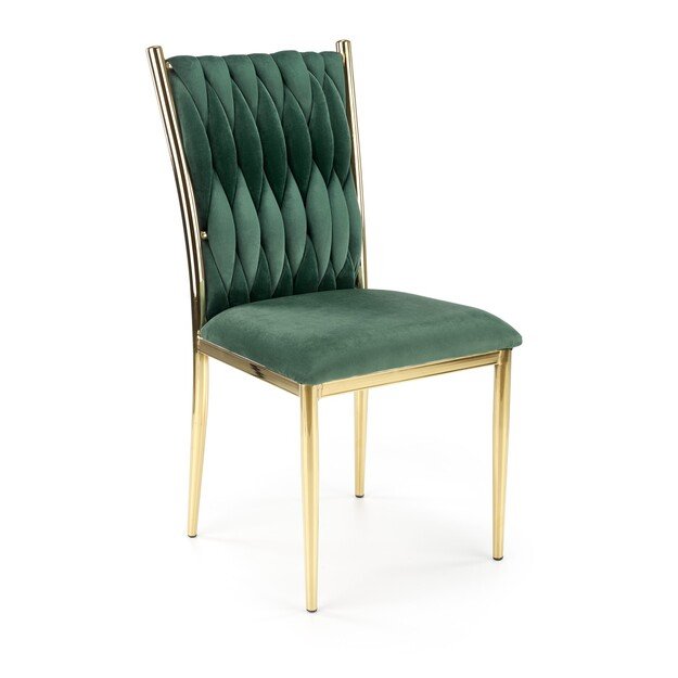 K436 chair color: dark green / gold