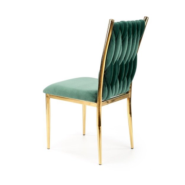 K436 chair color: dark green / gold 3