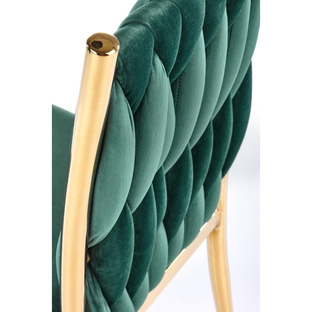 K436 chair color: dark green / gold 5