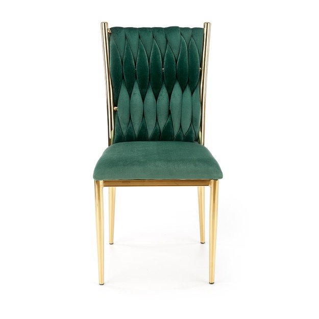 K436 chair color: dark green / gold 17