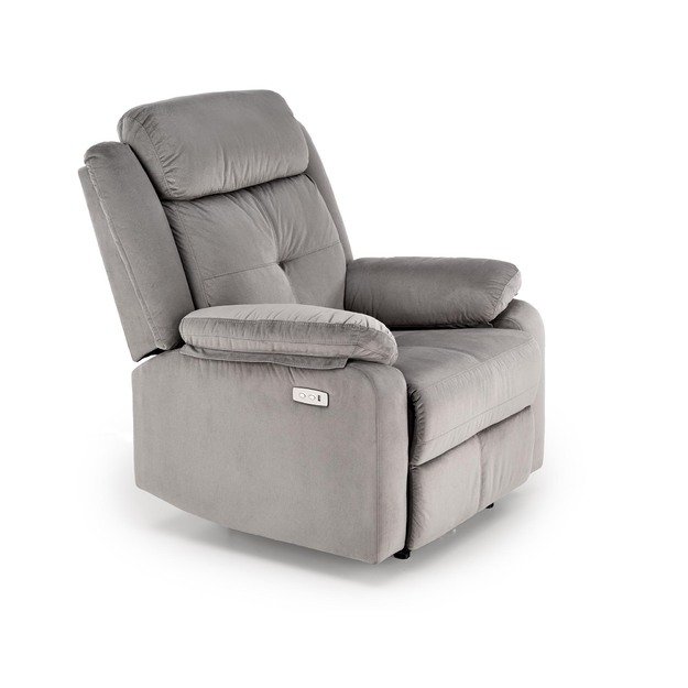 LORIS recliner, color: grey 8