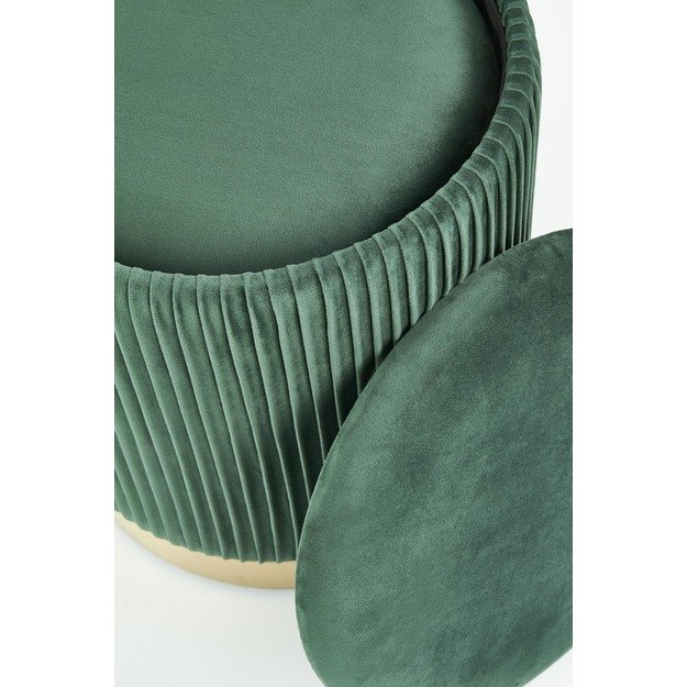 MONTY set of two stools: color: dark green 11