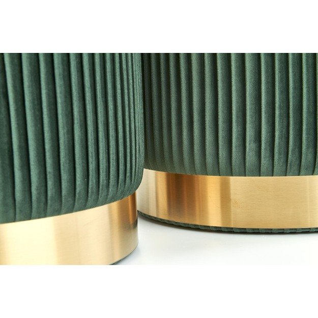 MONTY set of two stools: color: dark green 10