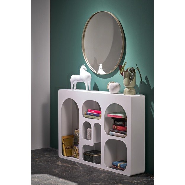 PATINA wall mirror, champagne gold 6