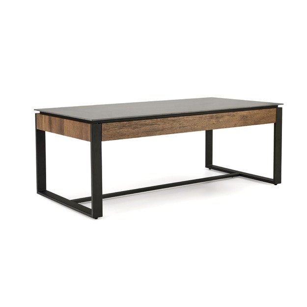 RAMONA coffee table, black marble / walnut 15