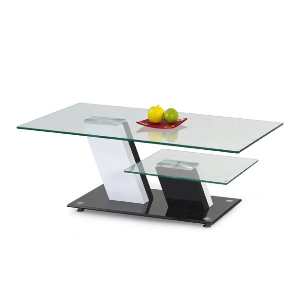 SAVANA coffee table color: white/black