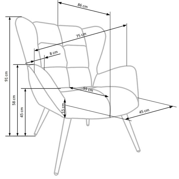 TYRION l. chair, color: black 8