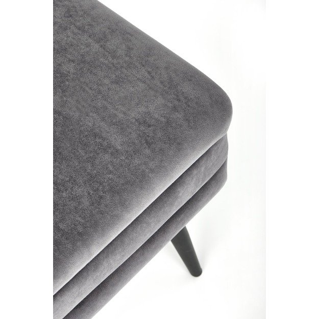 VELVA bench color: grey/black 3