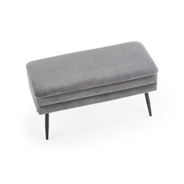 VELVA bench color: grey/black 12