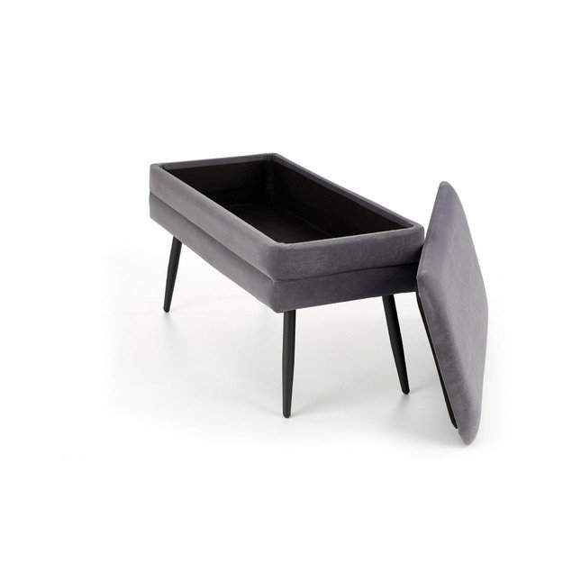 VELVA bench color: grey/black 11