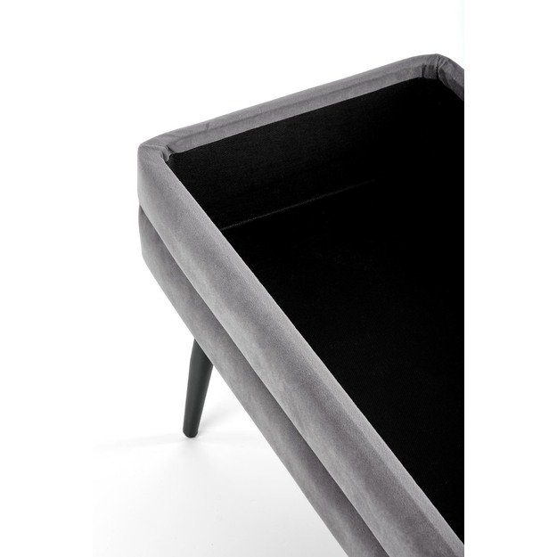 VELVA bench color: grey/black 2
