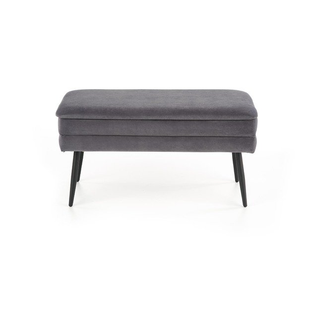 VELVA bench color: grey/black 4