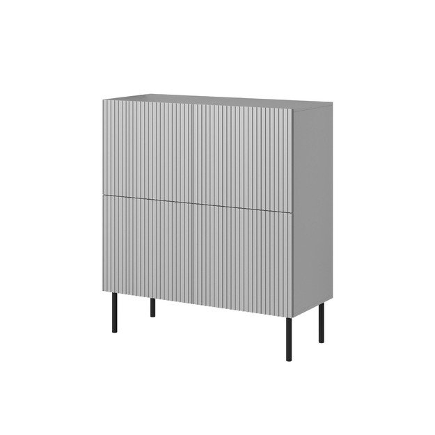 ASENSIO KM-2 chest, light grey / black
