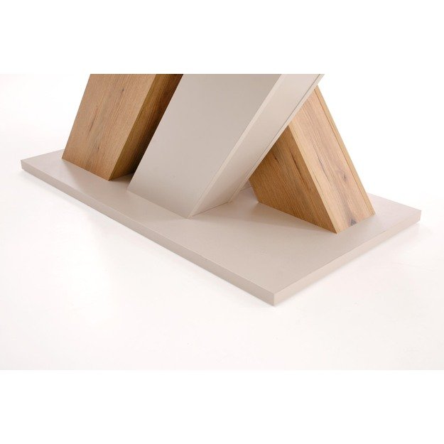 BRANDON extension table, cashmere / cremona oak 2