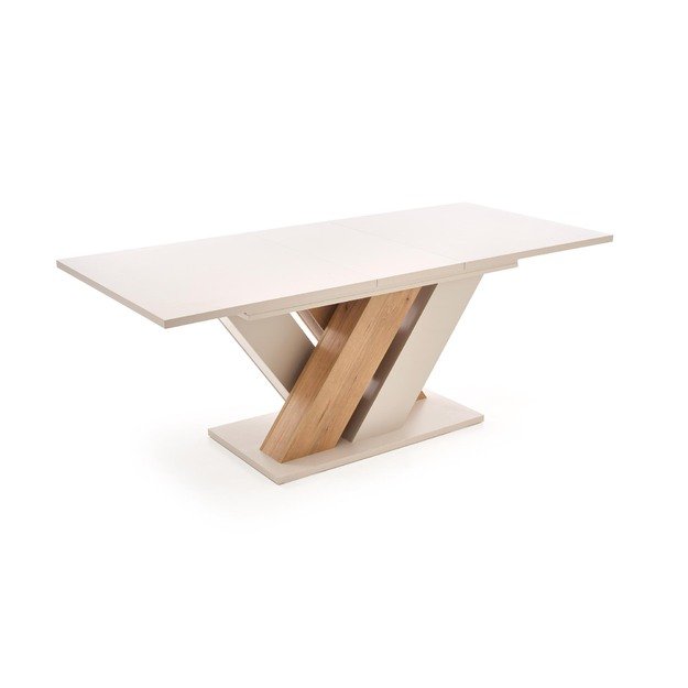 BRANDON extension table, cashmere / cremona oak 3