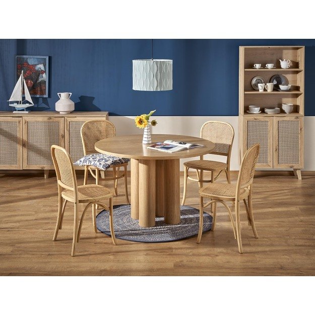 ELEFANTE ROUND table, natural oak