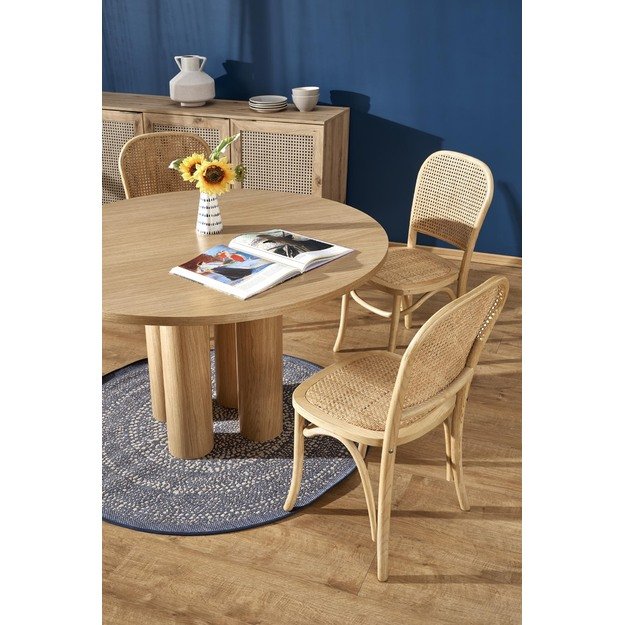 ELEFANTE ROUND table, natural oak 6