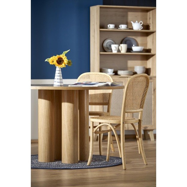 ELEFANTE ROUND table, natural oak 7