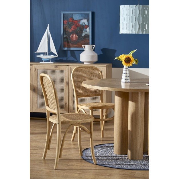 ELEFANTE ROUND table, natural oak 8
