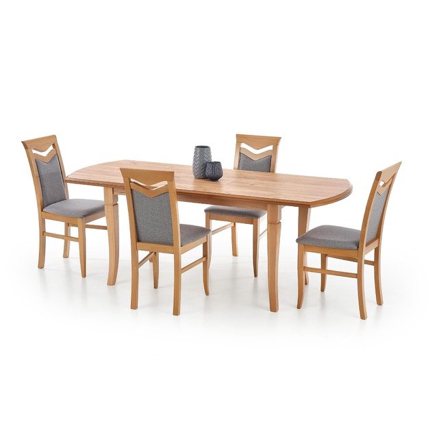 FRYDERYK 160/240 cm extension table color: craft oak