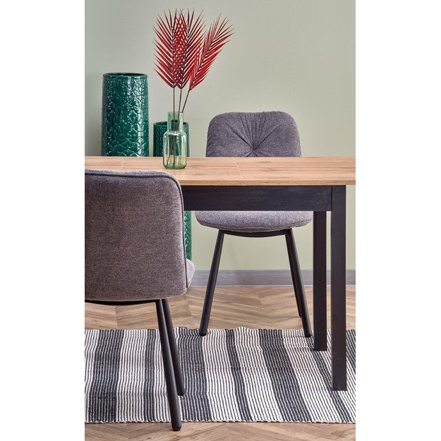 GREG table, color: wotan oak/black 4