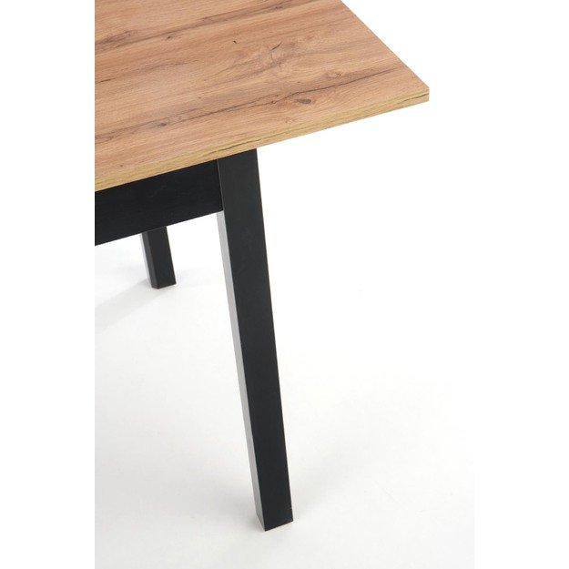 GREG table, color: wotan oak/black 18