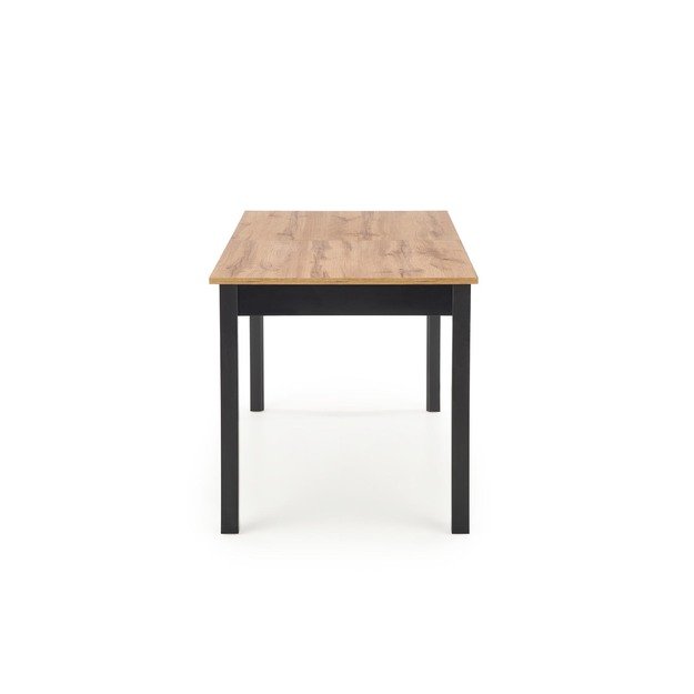 GREG table, color: wotan oak/black 8