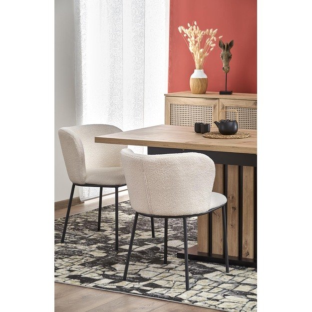 LAMELLO extension table, artisan oak / black 22