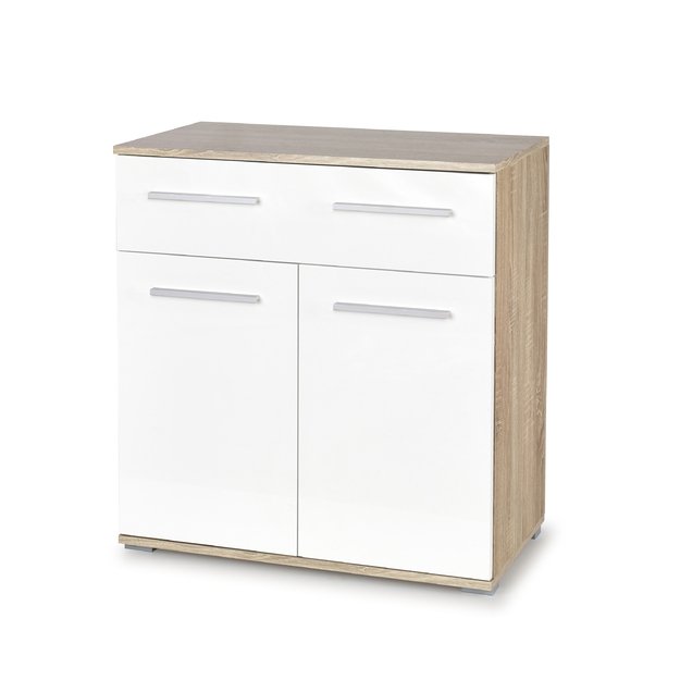 LIMA KM-1 chest, color: sonoma oak / white