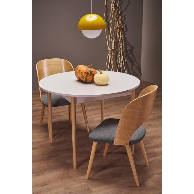 PIVOT extension table top - cashmere, legs - natural 14