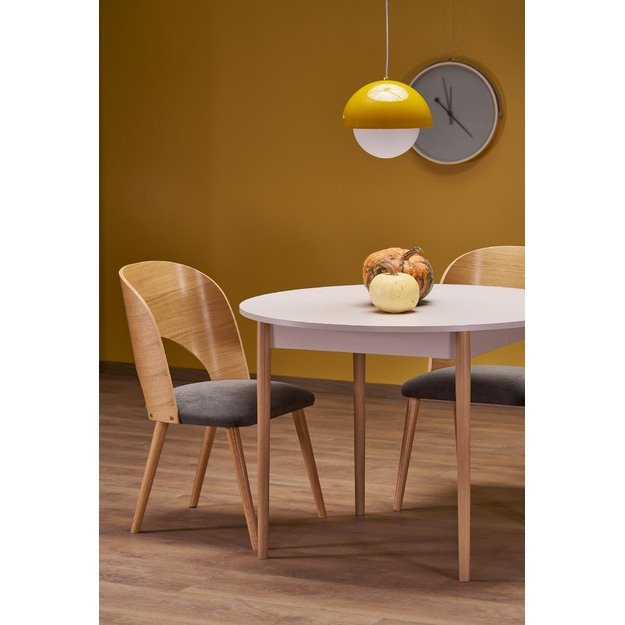 PIVOT extension table top - cashmere, legs - natural 15