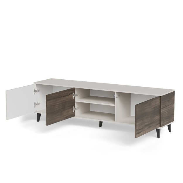 RANDOM 2 RTV-2 TV-stand, color: cashmere / walnut / black 8