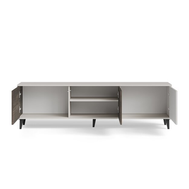RANDOM 2 RTV-2 TV-stand, color: cashmere / walnut / black 6