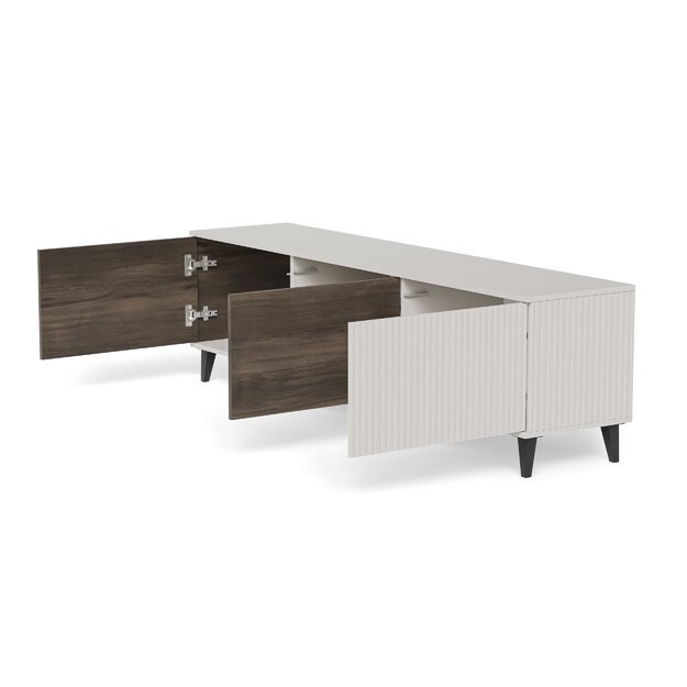 RANDOM 2 RTV-2 TV-stand, color: cashmere / walnut / black 13