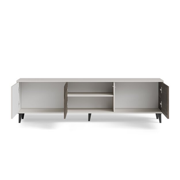 RANDOM 2 RTV-2 TV-stand, color: cashmere / walnut / black 4