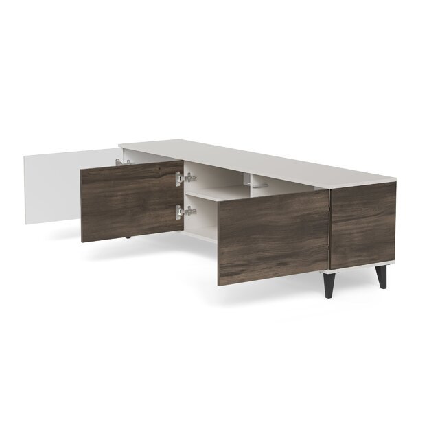 RANDOM 2 RTV-2 TV-stand, color: cashmere / walnut / black 11