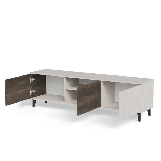 RANDOM 2 RTV-2 TV-stand, color: cashmere / walnut / black 9
