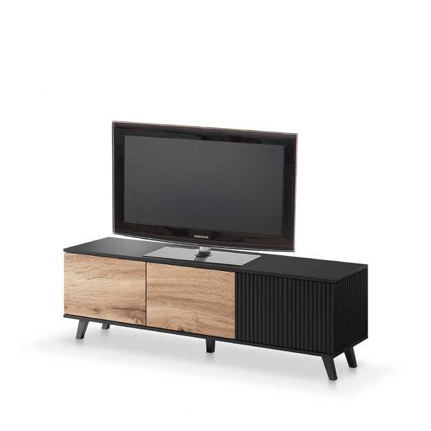 RANDOM RTV-1 TV-stand, color: wotan oak/black 20