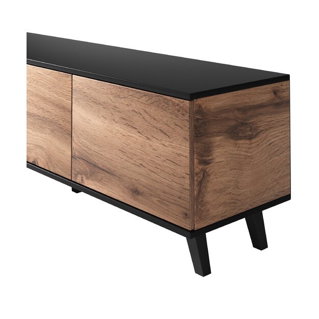 RANDOM RTV-1 TV-stand, color: wotan oak/black 11