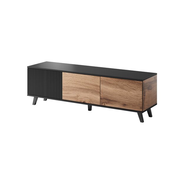 RANDOM RTV-1 TV-stand, color: wotan oak/black 3
