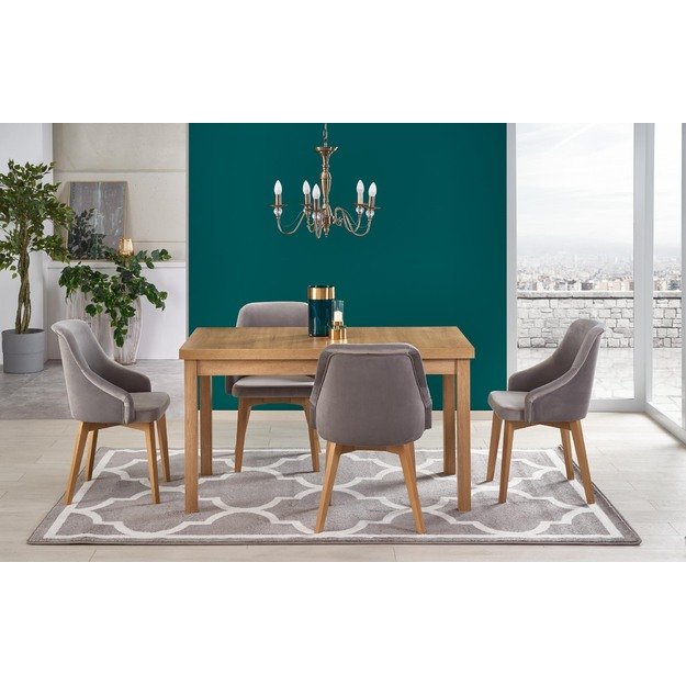 TIAGO 2 extension table, craft oak / craft oak