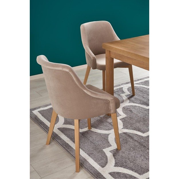 TIAGO 2 extension table, craft oak / craft oak 9