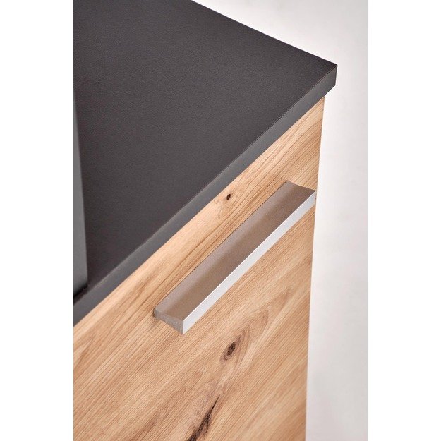 MISO desk, graphite / artisan oak 3