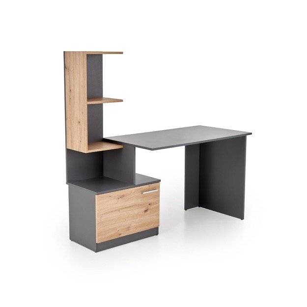 MISO desk, graphite / artisan oak 6