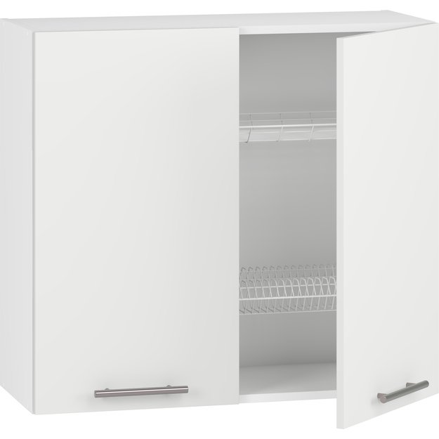 VENTO GC-80/72 top cabinet with drainer, color: white / white matt