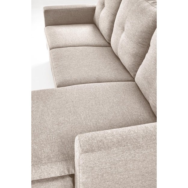 GERSON sofa with ottoman, color: beige